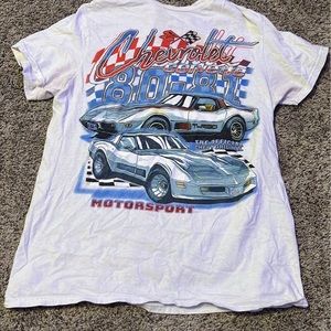 Size medium Chevy Corvette shirt white by Chemistry